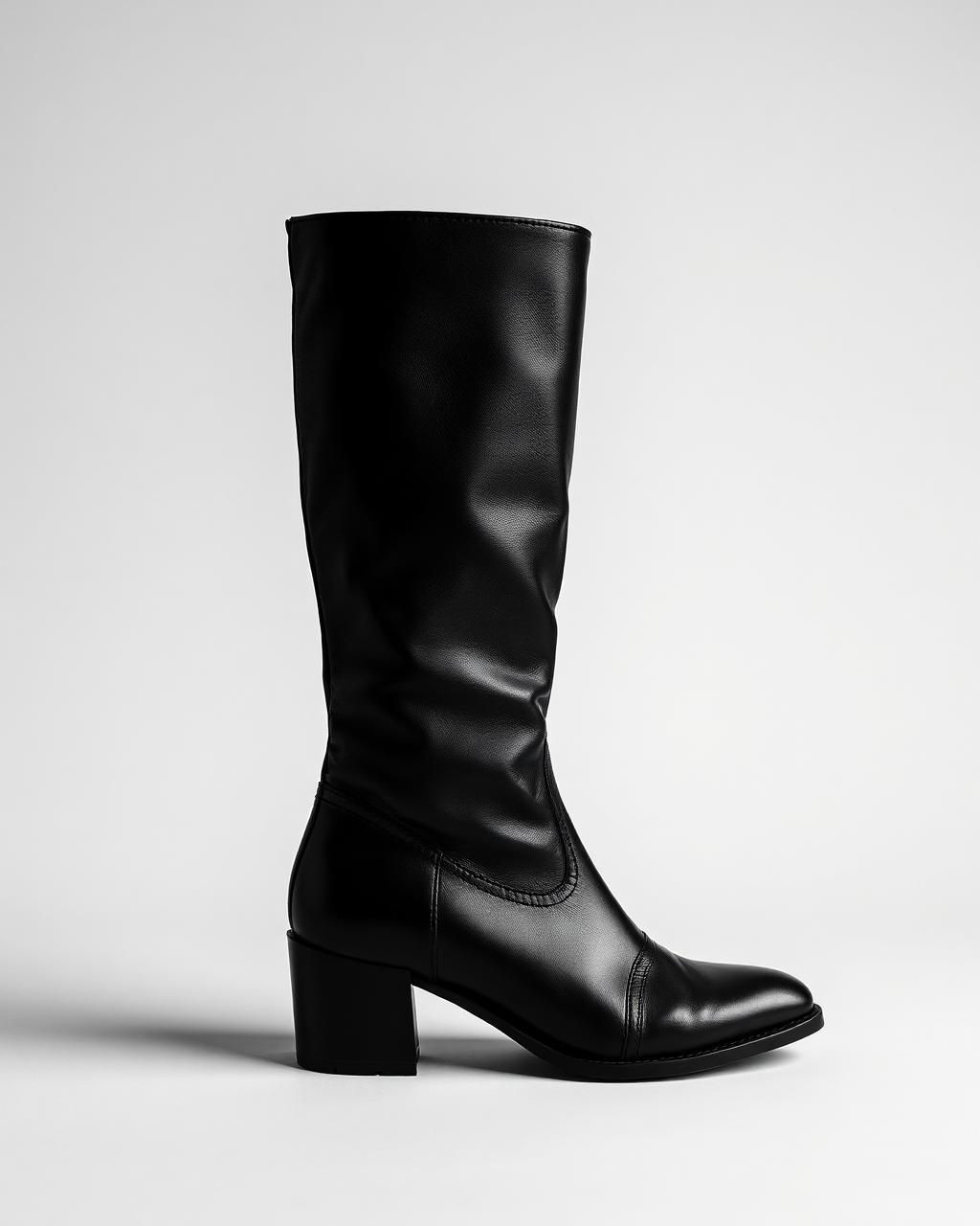 Leather Ankle Boot — Box calf leather