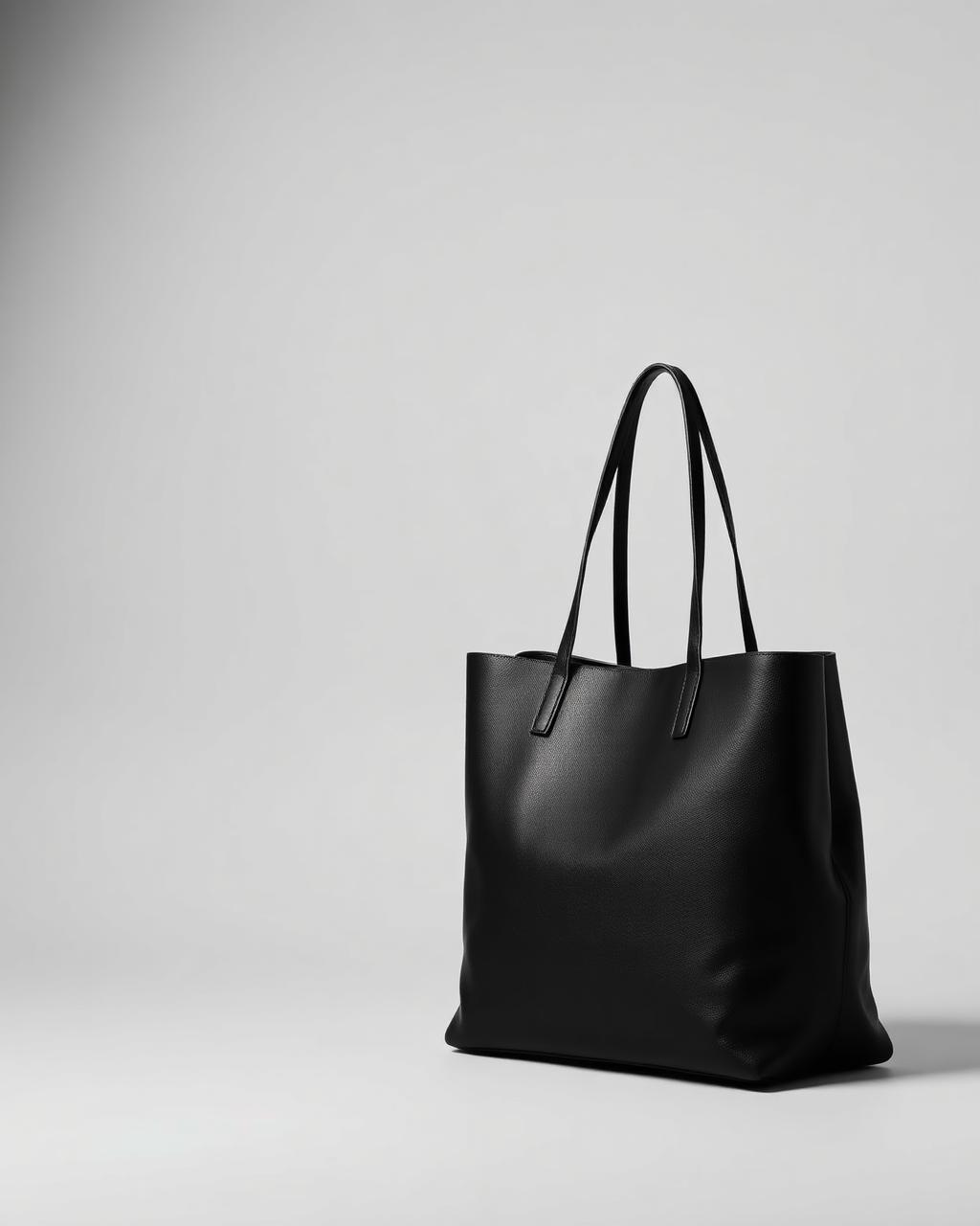 Structured Leather Tote — Full-grain calf leather