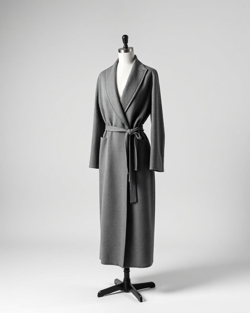 Cashmere Wrap Cardigan — Two-ply cashmere