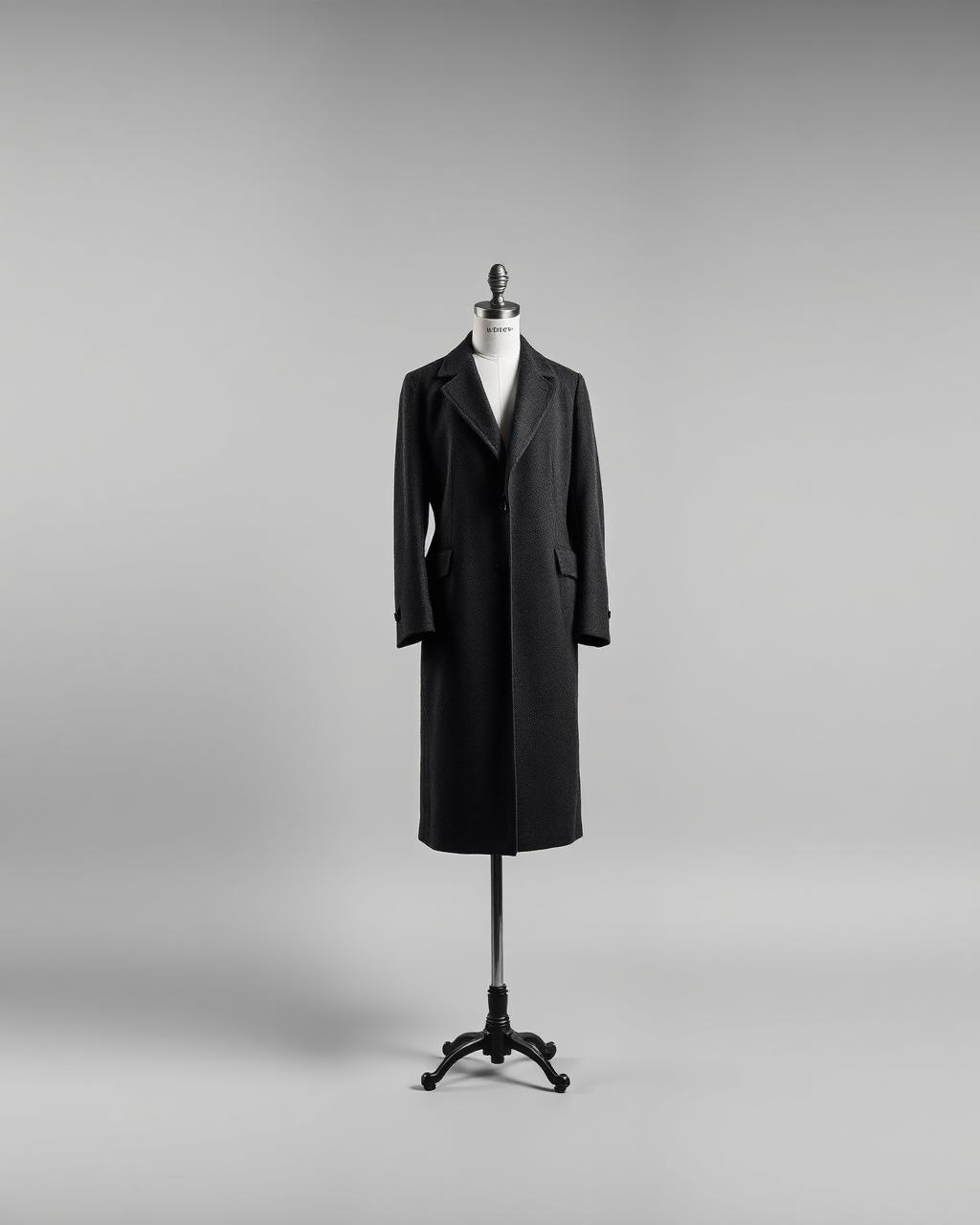 Atelier Wool Overcoat — 100% Italian virgin wool