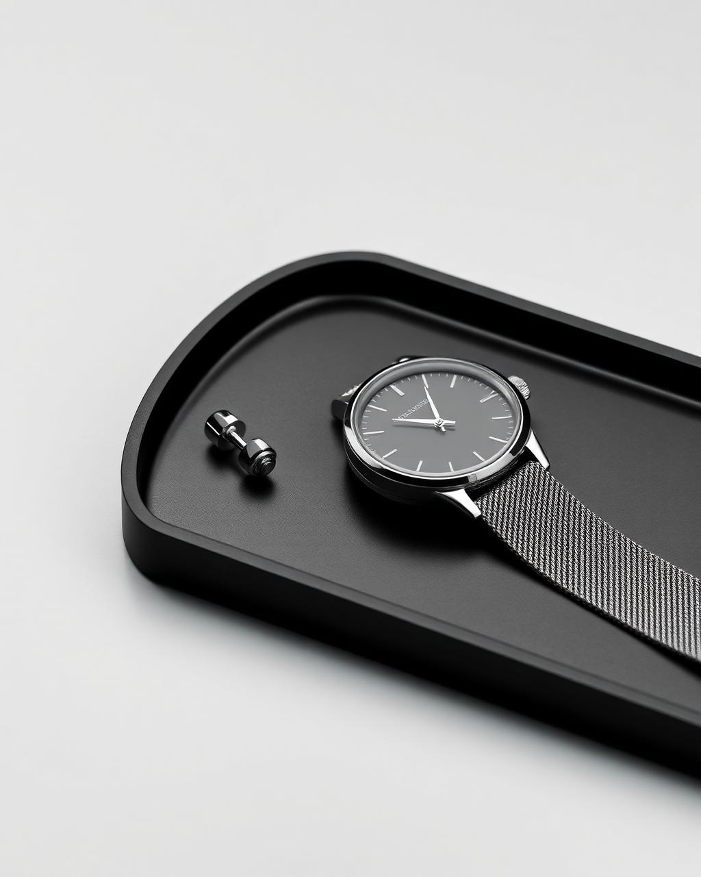 Steel Mesh Watch Strap — Brushed stainless steel