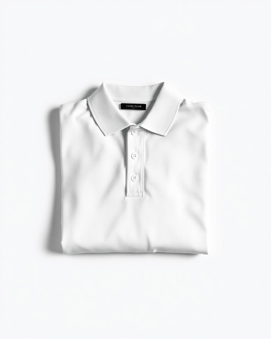 Piqué Polo — Mercerised cotton piqué