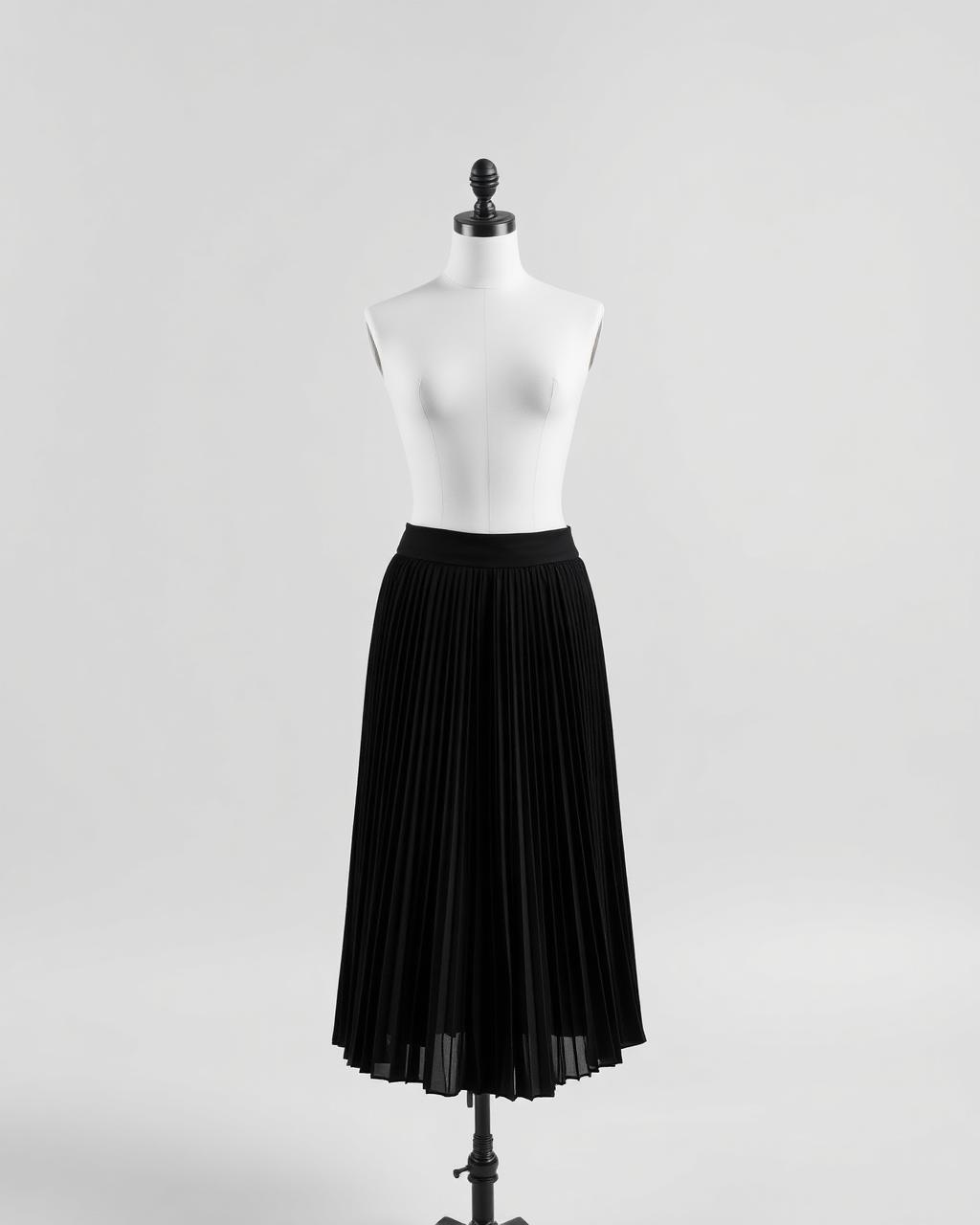 Satin Slip Skirt — Silk satin