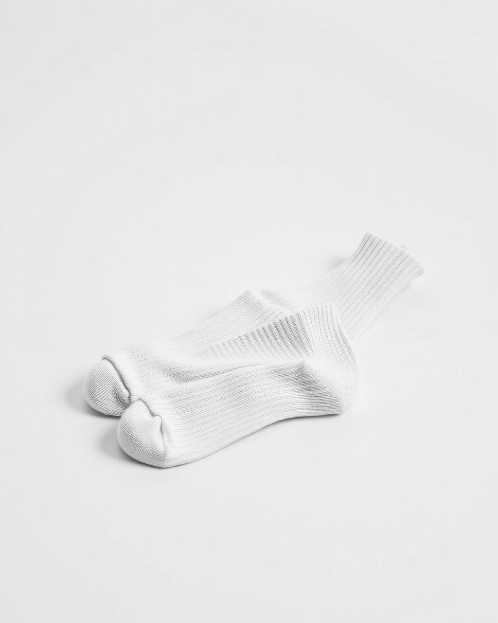 Ribbed Cotton Socks — Mercerised cotton, three-pack